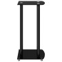 Soportes de altavoces 2 uds vidrio templado negro 3 pilares de vidaXL, Soportes para altavoces - Ref: Foro24-51804, Precio: 9...