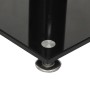 Soportes de altavoces 2 uds vidrio templado negro 3 pilares de vidaXL, Soportes para altavoces - Ref: Foro24-51804, Precio: 9...