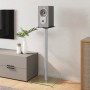 Soportes de altavoces 2 uds vidrio templado plateado 1 pilar de vidaXL, Soportes para altavoces - Ref: Foro24-51815, Precio: ...