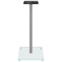 Soportes de altavoces 2 uds vidrio templado plateado 1 pilar de vidaXL, Soportes para altavoces - Ref: Foro24-51815, Precio: ...
