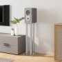 Soportes de altavoces 2 uds vidrio templado plateado 3 pilares de vidaXL, Soportes para altavoces - Ref: Foro24-51802, Precio...