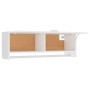 Armario de madera contrachapada blanco 100x32,5x35 cm en Armarios roperos | Comprar online en Foru.es