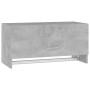 Armario de madera contrachapada gris hormigón 70x32,5x35 cm en Armarios roperos | Comprar online en Foru.es