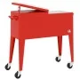 Carrito nevera con ruedas rojo 92x43x89 cm de vidaXL, Neveras - Ref: Foro24-93743, Precio: 180,52 €, Descuento: %