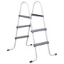 Escalera de piscina acero gris 84 cm de vidaXL, Escaleras y rampas de piscina - Ref: Foro24-93804, Precio: 62,35 €, Descuento: %