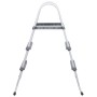 Escalera de piscina acero gris 84 cm de vidaXL, Escaleras y rampas de piscina - Ref: Foro24-93804, Precio: 62,35 €, Descuento: %