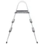 Gray steel pool ladder 84 cm by vidaXL, Pool stairs and ramps - Ref: Foro24-93804, Price: 61,20 €, Discount: %