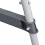 Gray steel pool ladder 84 cm by vidaXL, Pool stairs and ramps - Ref: Foro24-93804, Price: 61,20 €, Discount: %