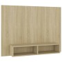 Mueble TV pared madera contrachapada roble Sonoma 120x23,5x90cm en Muebles TV | Comprar online en Foru.es