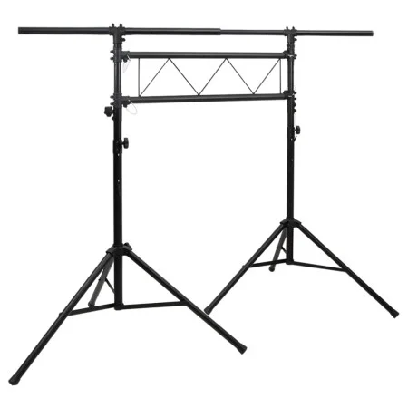 Soporte de luces acero negro 238x115x(180-300) cm de vidaXL, Efectos de iluminación - Ref: Foro24-70180, Precio: 140,06 €, De...