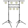 Soporte de luces acero negro 238x115x(180-300) cm de vidaXL, Efectos de iluminación - Ref: Foro24-70180, Precio: 161,44 €, De...