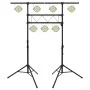 Soporte de luces acero negro 238x115x(180-300) cm de vidaXL, Efectos de iluminación - Ref: Foro24-70180, Precio: 140,06 €, De...