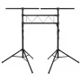 Soporte de luces acero negro 238x115x(180-300) cm de vidaXL, Efectos de iluminación - Ref: Foro24-70180, Precio: 140,06 €, De...