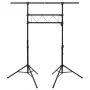Soporte de luces acero negro 238x115x(180-300) cm de vidaXL, Efectos de iluminación - Ref: Foro24-70180, Precio: 140,06 €, De...