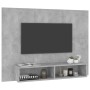 Mueble de TV de pared contrachapado gris hormigón 120x23,5x90cm en Muebles TV | Comprar online en Foru.es