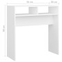 Mesa consola madera de ingeniería blanco 78x30x80 cm en Mesas auxiliares | Comprar online en Foru.es