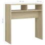 Mesa consola madera contrachapada roble Sonoma 78x30x80 cm en Mesas auxiliares | Comprar online en Foru.es