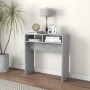 Mesa consola madera de ingeniería gris hormigón 78x30x80 cm en Mesas auxiliares | Comprar online en Foru.es