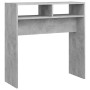Mesa consola madera de ingeniería gris hormigón 78x30x80 cm en Mesas auxiliares | Comprar online en Foru.es