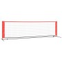 Red de tenis poliéster negro y rojo 300x100x87 cm de vidaXL, Redes de tenis - Ref: Foro24-93756, Precio: 76,82 €, Descuento: %