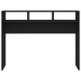 Mesa consola madera contrachapada negro 105x30x80 cm en Mesas auxiliares | Comprar online en Foru.es
