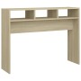 Mesa consola madera contrachapada roble Sonoma 105x30x80 cm en Mesas auxiliares | Comprar online en Foru.es