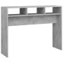 Mesa consola madera de ingeniería gris hormigón 105x30x80 cm en Mesas auxiliares | Comprar online en Foru.es