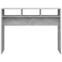Mesa consola madera de ingeniería gris hormigón 105x30x80 cm en Mesas auxiliares | Comprar online en Foru.es