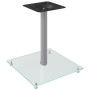 Soportes de altavoces 2 uds vidrio templado plateado 1 pilar de vidaXL, Soportes para altavoces - Ref: Foro24-51812, Precio: ...