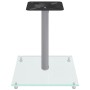 Soportes de altavoces 2 uds vidrio templado plateado 1 pilar de vidaXL, Soportes para altavoces - Ref: Foro24-51812, Precio: ...