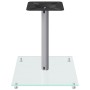 Soportes de altavoces 2 uds vidrio templado plateado 1 pilar de vidaXL, Soportes para altavoces - Ref: Foro24-51812, Precio: ...