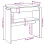 Mesa consola madera de ingeniería blanca 80x30x80 cm en Mesas auxiliares | Comprar online en Foru.es