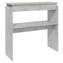 Mesa consola madera de ingeniería gris 80x30x80 cm en Mesas auxiliares | Comprar online en Foru.es