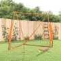 Red de béisbol acero y poliéster negro y naranja 183x182x183 cm de vidaXL, Béisbol y sóftbol - Ref: Foro24-93737, Precio: 79,...