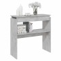 Mesa consola madera de ingeniería gris 80x30x80 cm en Mesas auxiliares | Comprar online en Foru.es