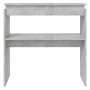 Mesa consola madera de ingeniería gris 80x30x80 cm en Mesas auxiliares | Comprar online en Foru.es