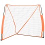 Red de béisbol acero y poliéster negro y naranja 183x182x183 cm de vidaXL, Béisbol y sóftbol - Ref: Foro24-93737, Precio: 79,...