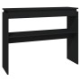 Mesa consola madera contrachapada negro 102x30x80 cm en Mesas auxiliares | Comprar online en Foru.es
