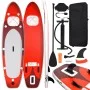 Red inflatable paddle surf board set 300x76x10 cm by vidaXL, Paddleboards - Ref: Foro24-93382, Price: 242,45 €, Discount: %