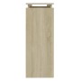 Mesa consola madera contrachapada roble Sonoma 102x30x80 cm en Mesas auxiliares | Comprar online en Foru.es