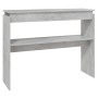 Mesa consola madera contrachapada gris hormigón 102x30x80 cm en Mesas auxiliares | Comprar online en Foru.es