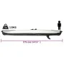 Kayak inflable poliéster negro 375x72x31 cm de vidaXL, Kayaks - Ref: Foro24-93435, Precio: 382,46 €, Descuento: %