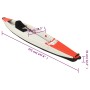Kayak inflable poliéster rojo 375x72x31 cm de vidaXL, Kayaks - Ref: Foro24-93434, Precio: 366,86 €, Descuento: %
