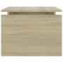 Mesa de centro madera contrachapada roble Sonoma 68x50x38 cm en Mesas de centro | Comprar online en Foru.es
