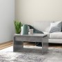 Mesa de centro madera contrachapada gris hormigón 68x50x38 cm en Mesas de centro | Comprar online en Foru.es