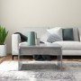 Mesa de centro madera contrachapada gris hormigón 68x50x38 cm en Mesas de centro | Comprar online en Foru.es