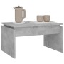 Mesa de centro madera contrachapada gris hormigón 68x50x38 cm en Mesas de centro | Comprar online en Foru.es