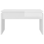 Mesa de centro madera contrachapada blanco brillante 68x50x38cm en Mesas de centro | Comprar online en Foru.es