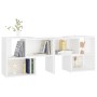 Mueble para TV de madera contrachapada blanco 104x30x52 cm en Muebles TV | Comprar online en Foru.es