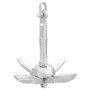 Ancla plegable hierro maleable plateado 0,7 kg de vidaXL, Anclas - Ref: Foro24-94269, Precio: 17,59 €, Descuento: %